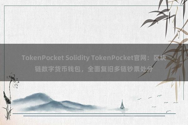 TokenPocket Solidity TokenPocket官网：区块链数字货币钱包，全面复旧多链钞票处分