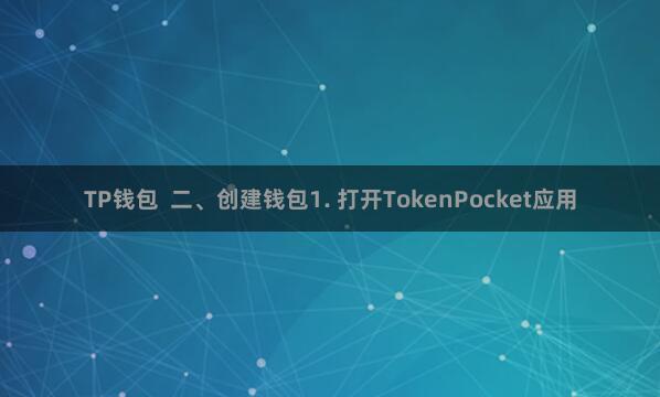 TP钱包  二、创建钱包1. 打开TokenPocket应用